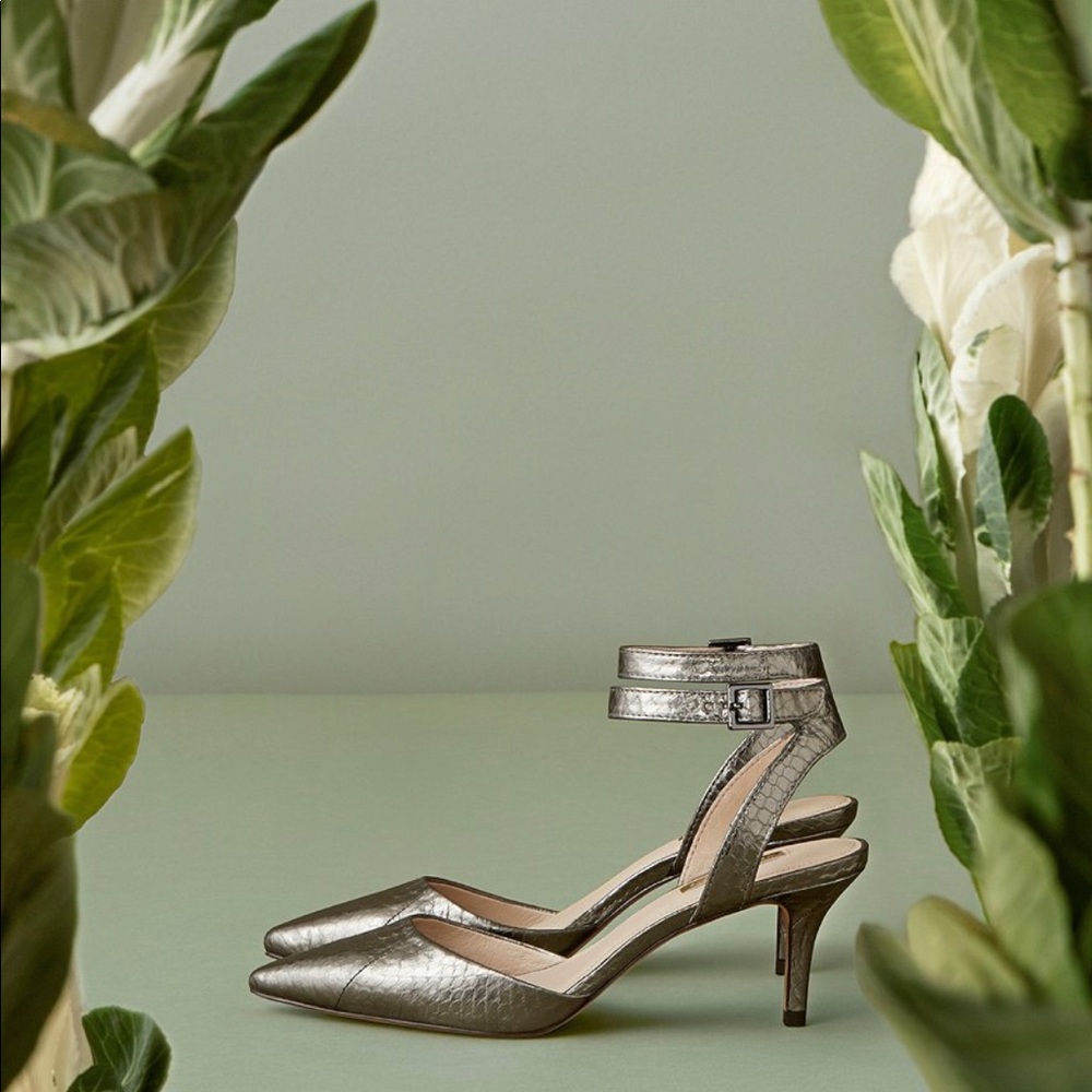 🆕 Louise et Cie Esperance Metallic Snake Pump - Picture 5 of 8